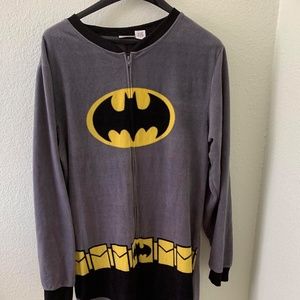 Batman Adult Men's Jumpsuit Pajama Size XL